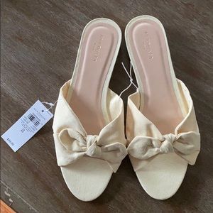 Ann Taylor Factory baby yellow slides